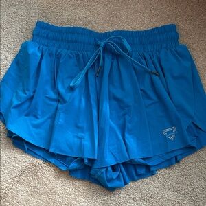 Vibrant Blue Athletic Shorts for Women